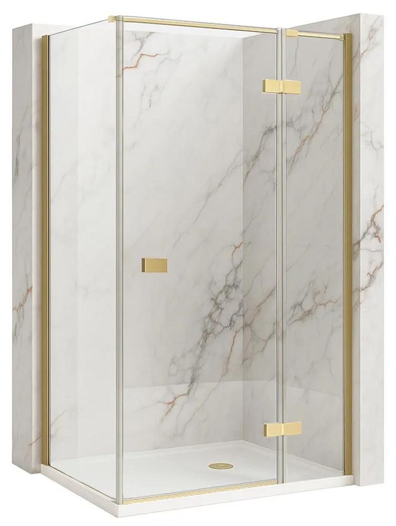 Rea Douchecabine Atlas 120x90 Brush Gold Rechtsaf Productafbeelding 