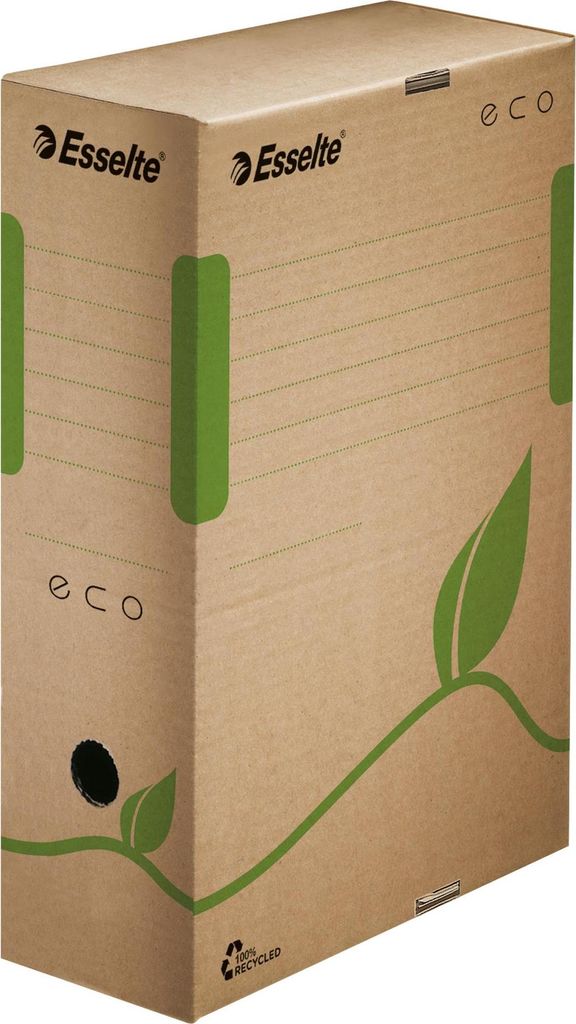 Esselte Archivbox ECO 623917 10x32,7x23,3cm Karton naturbraun