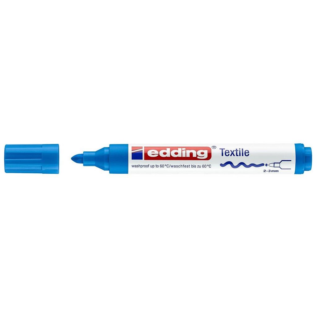edding 4500 Marqueur pour textiles bleu clair Image du produit 