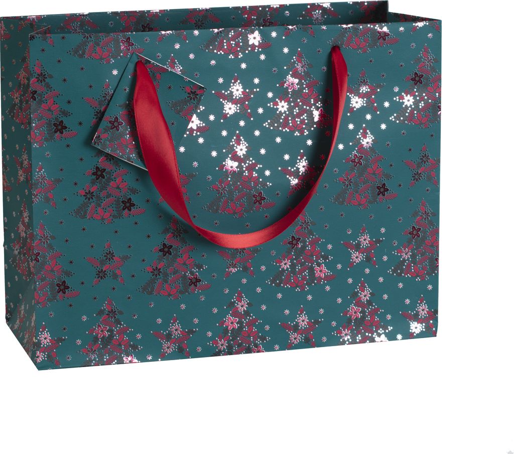 Clairefontaine 5x Premium Velvet 2, Geschenktasche 32x13x24,5 - Grün 212904C