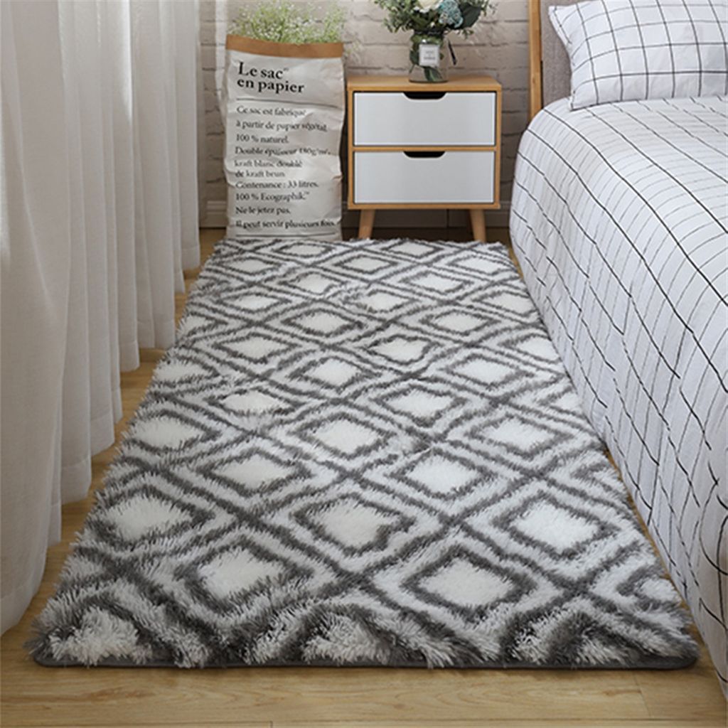 Anti-Rutsch-Rechteck Flauschige Teppiche Farbverlauf Shaggy Plš¹sch Teppich Weiches Zuhause Dekorativ Fš¹r Wohnzimmer Boden Schlafzimmer Sofa S...