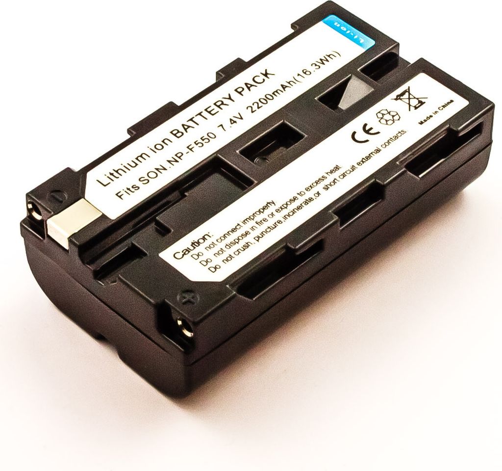 Akku für SONY ersetzt NP-F330, NP-F570, NP-F550, NP-F530