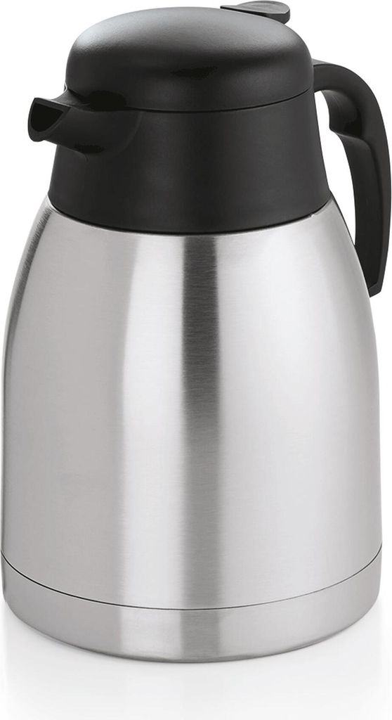 Isolierkanne, CNS, doppelwandig, 1,0 -2,0 Liter wählbar : Isolierkanne, 2,0 ltr., Chromnickelstahl Variante: Isolierkanne, 2,0 ltr.