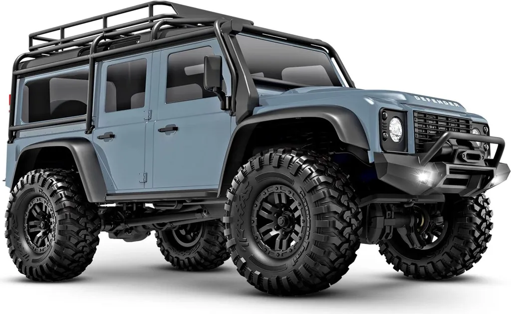 Traxxas TRX-4m Defender Bleu 1/18 RTR avec Amortisseurs GTM Huile