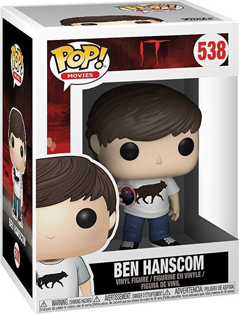 IT - Ben Hanscom 538 Glows in the Dark - Funko Pop! - Vinyl Produktbild 
