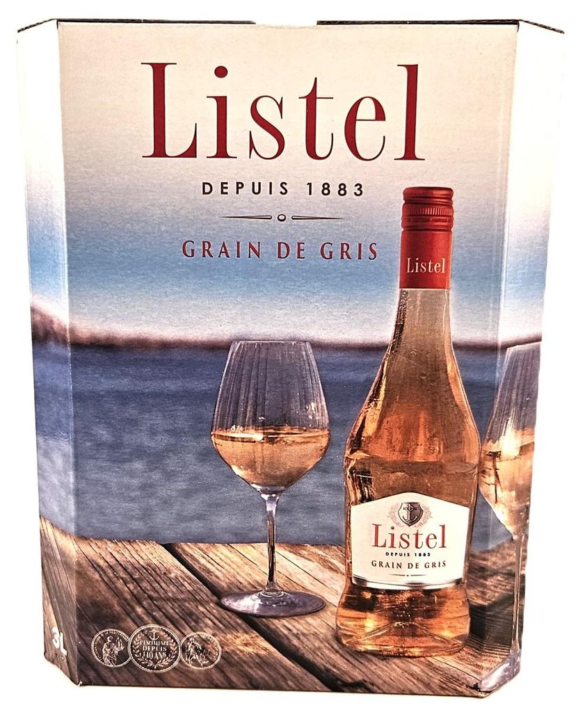 Listel Grain de Gris Rosé 12% Vol. 3L Produktbild 