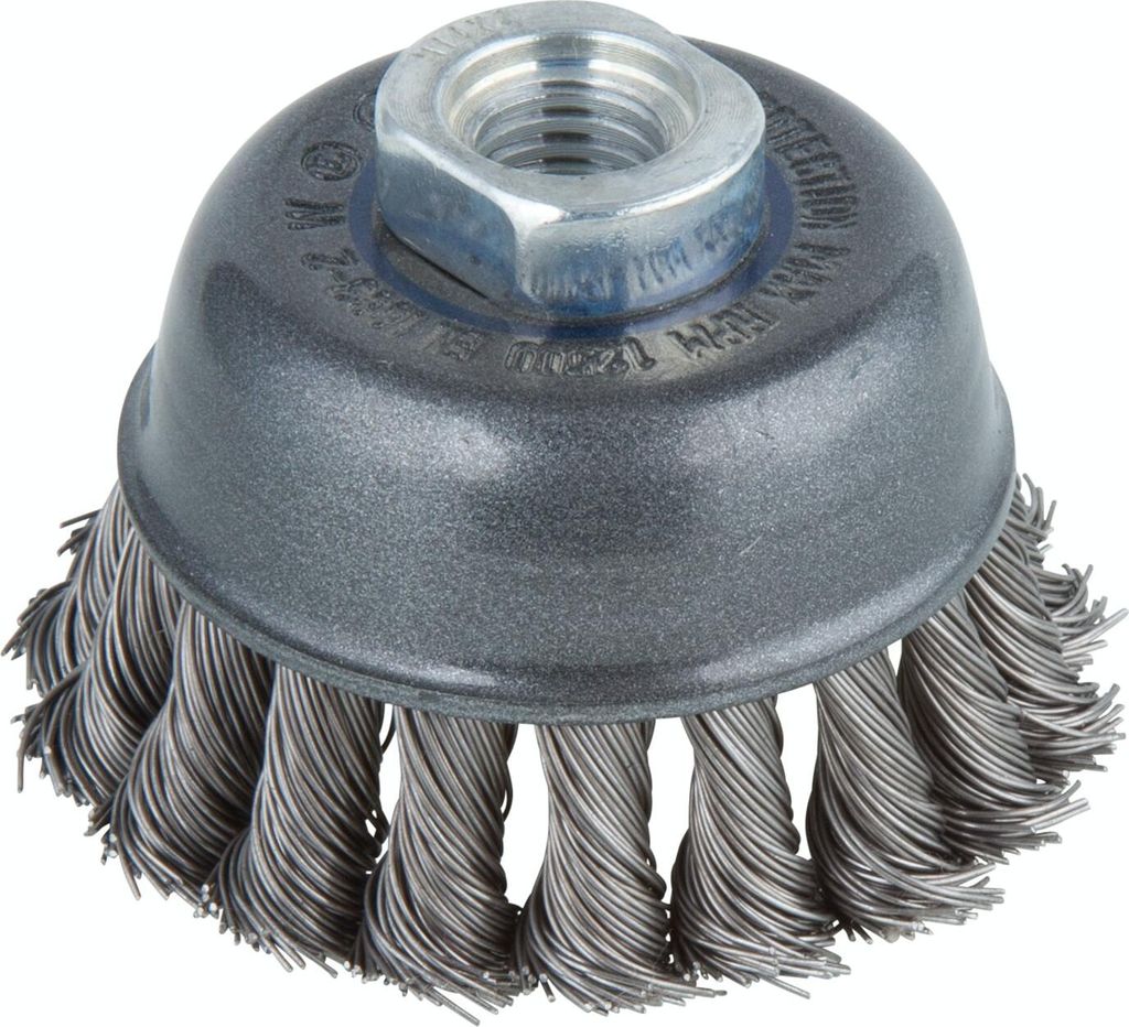 Wolfcraft Steel wire pot brush WS signed M14 Ø 75 mm 2125000 1 pc(s)