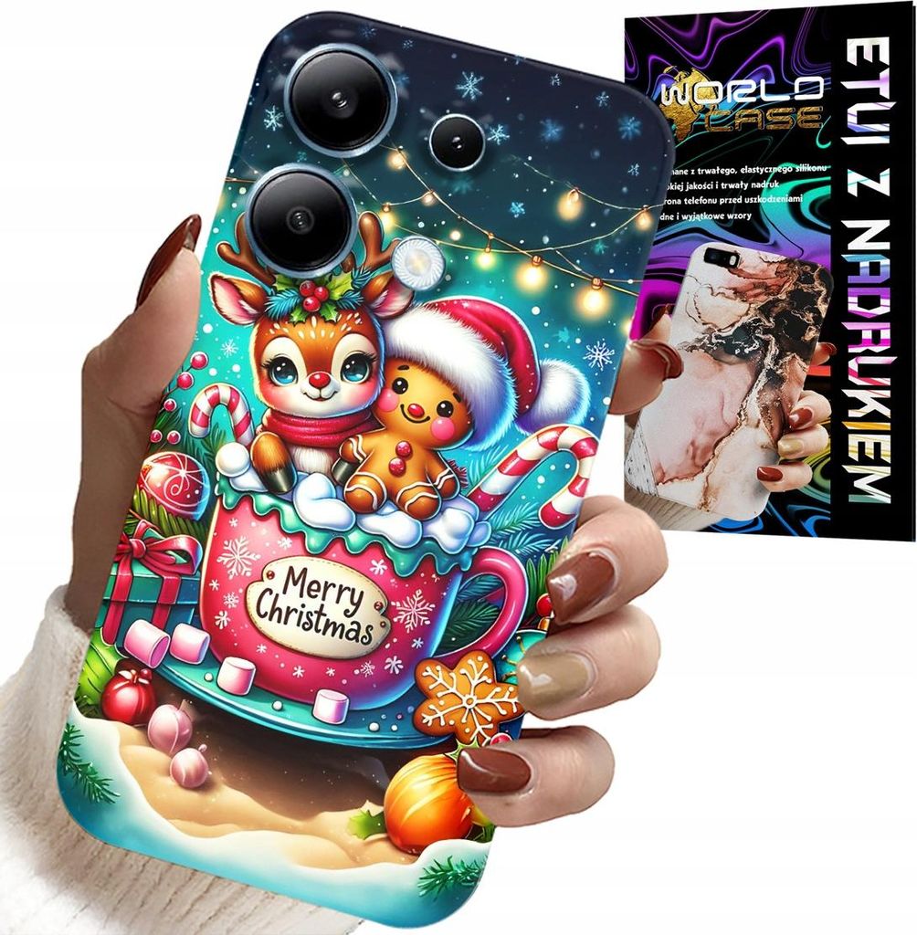 Fall Für Xiaomi Note 13 Pro 4G - Lebkuchen Rentier Frohe Weihnachten