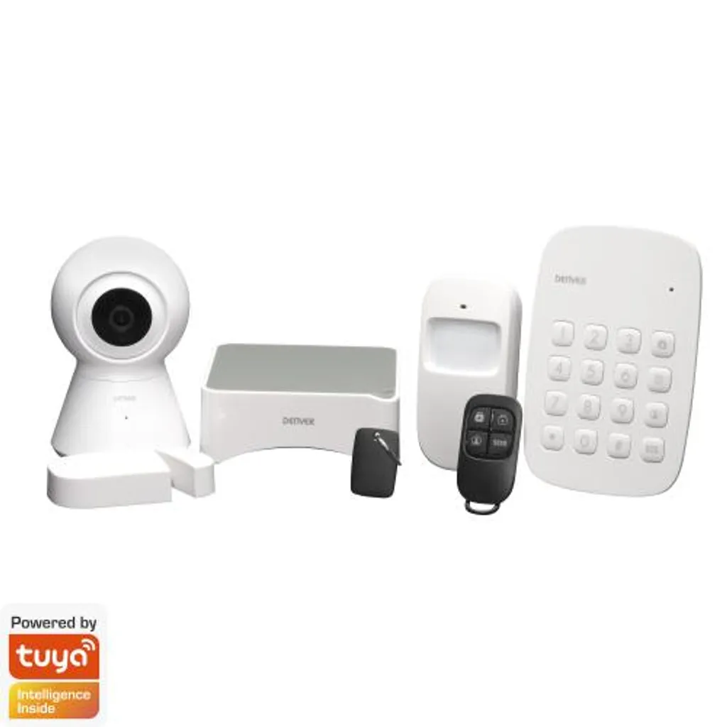 Denver SHA-150 Système d'Alarme Intelligent Tuya avec Caméra IP Wi-Fi