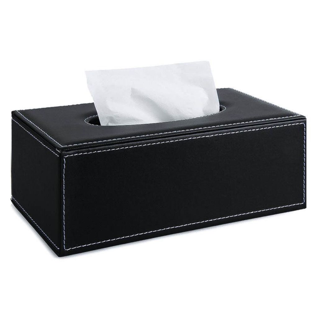 Kosmetiktücherbox PU-Leder Taschentuchspender Taschentücher 