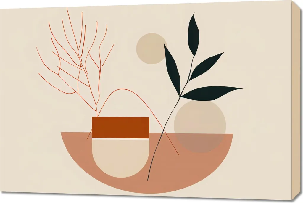 Quadro 90x60 cm Botanica Prova - 1