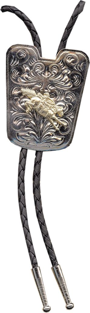Bolo Tie Reiter/Pferd Western Cowboy Krawatte Bolotie Westernkrawatte Westernschmuck