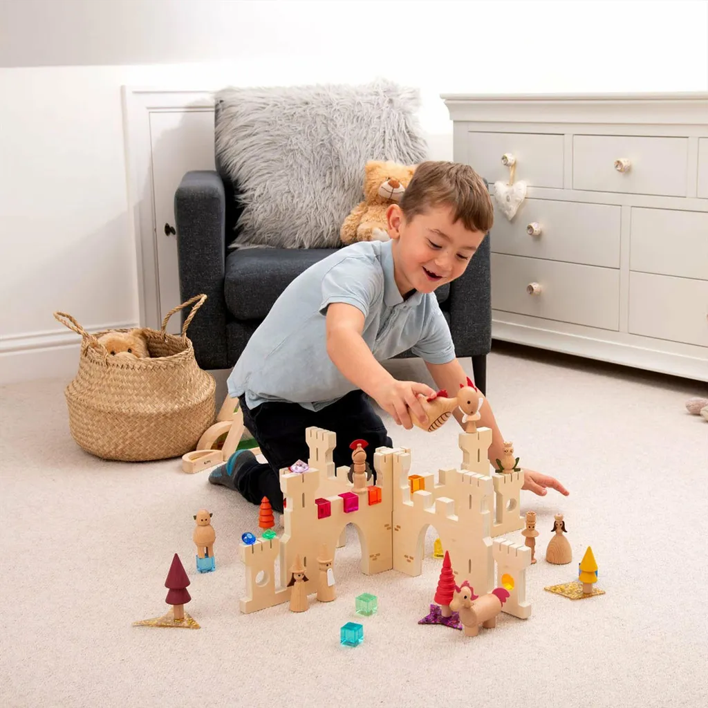 Jouet Bois Château TickiT : Solution Créative contre l'Ennui des Petits