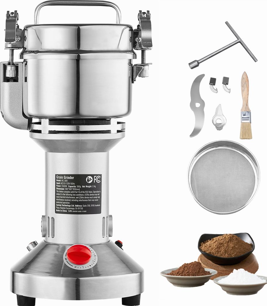 Moulin à grains électrique SucceBuy 300 g, 1 500 W, haute Image du produit 