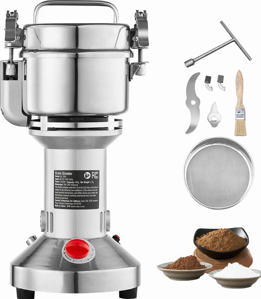Macina Spezie SucceBuy 1500W: Aroma Intenso per Curry e Pepe Nero