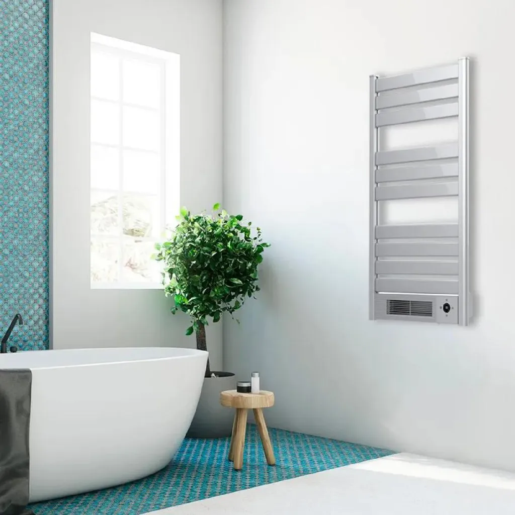 Cecotec ReadyWarm 9780 Ceramic Towel Inox : Sèche-serviette Électrique 2000W - 12