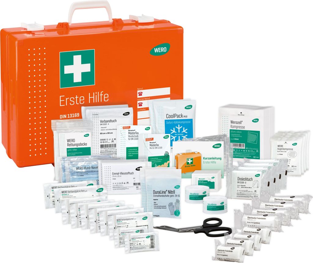 Erste Hilfe Koffer Werotop 450 DIN 13169
