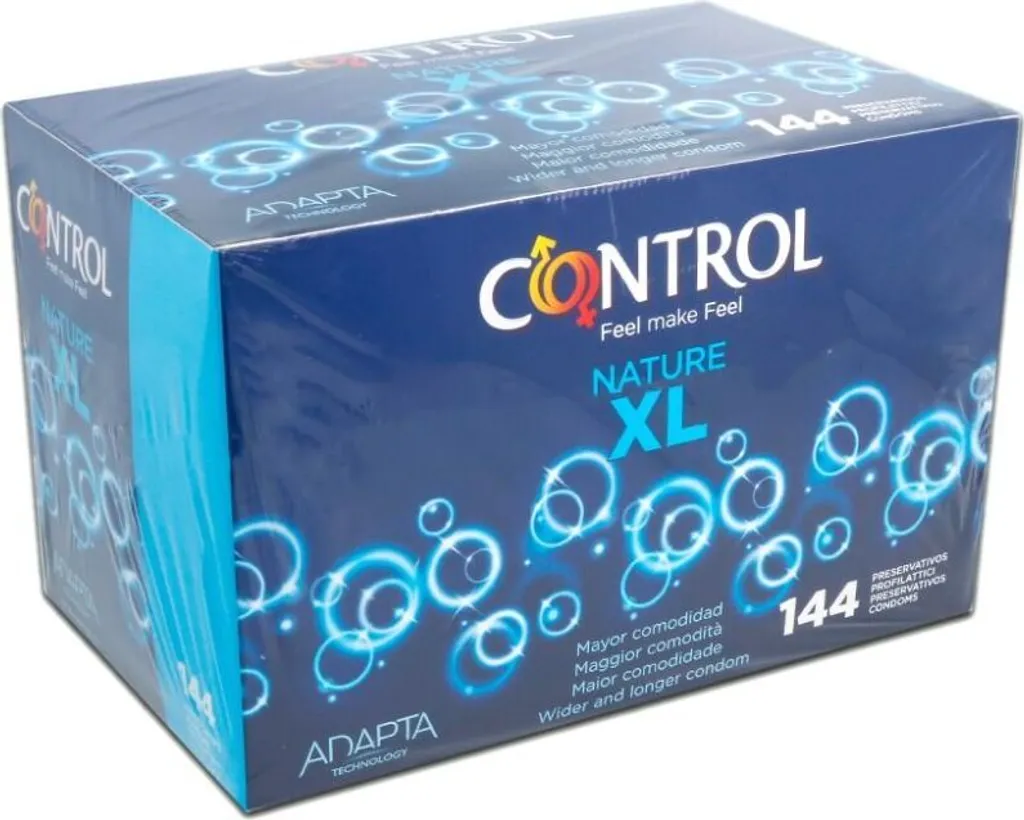 Préservatifs XL pour éviter les compressions - Control Nature XL en 144 pièces