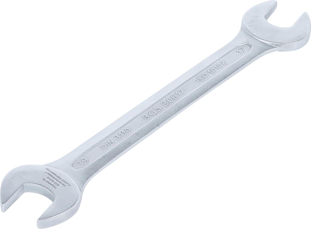 BGS 30617 Dubbele ringsleutel, 17x19 mm Productafbeelding 