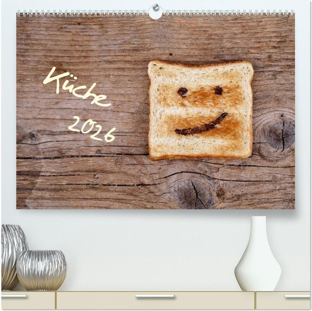 Küche (hochwertiger Premium Wandkalender 2026 DIN A2 quer), Kunstdruck in Hochglanz