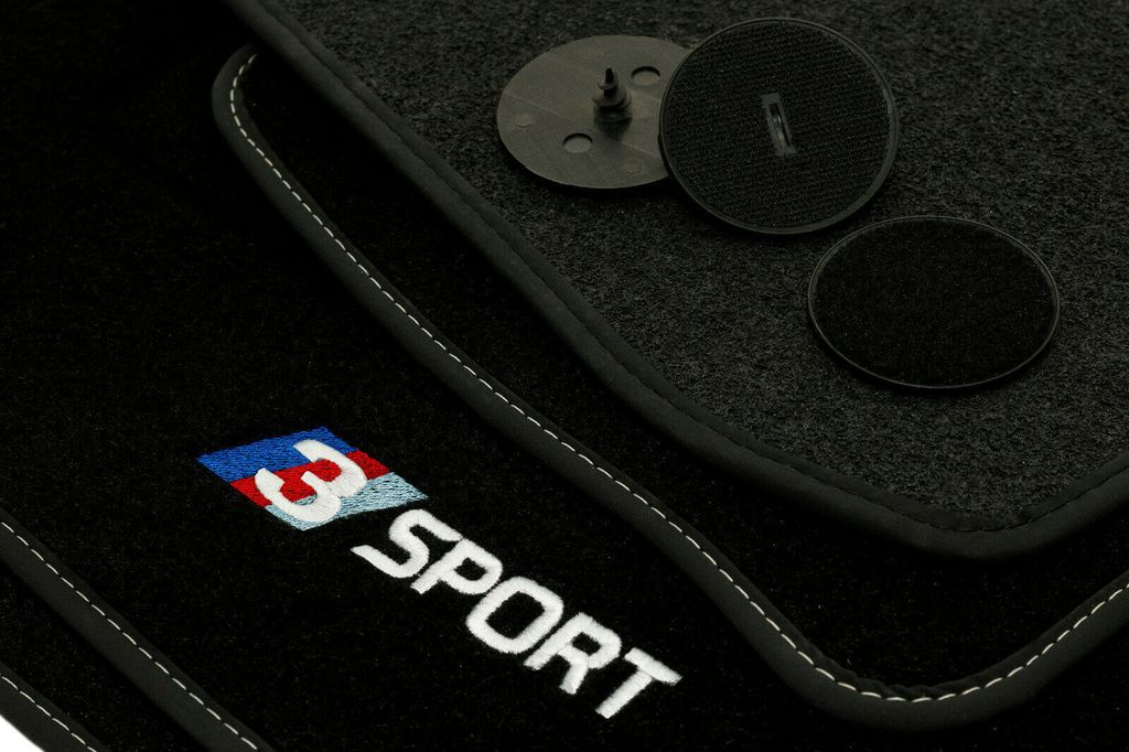 SPORT Velour Fußmatten Satz für BMW 3 E90 / E91 (2004-2013) - Passgenau