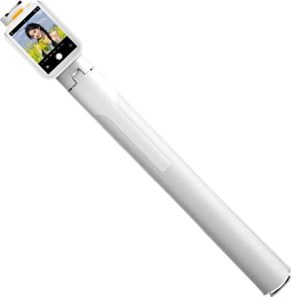 Trépied Smartphone Blanc INF avec Écran Connecté et Télécommande BT