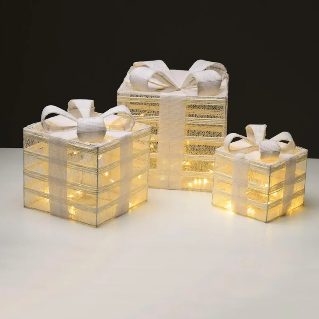 Set de Lanternes LED à Piles 15/25/35 LED Blanc Chaud IP20 Intérieur