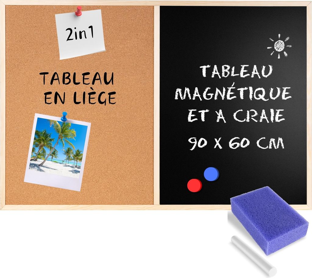 Creative Home 90x60cm Tableau Liege Mural Tableau Image du produit 