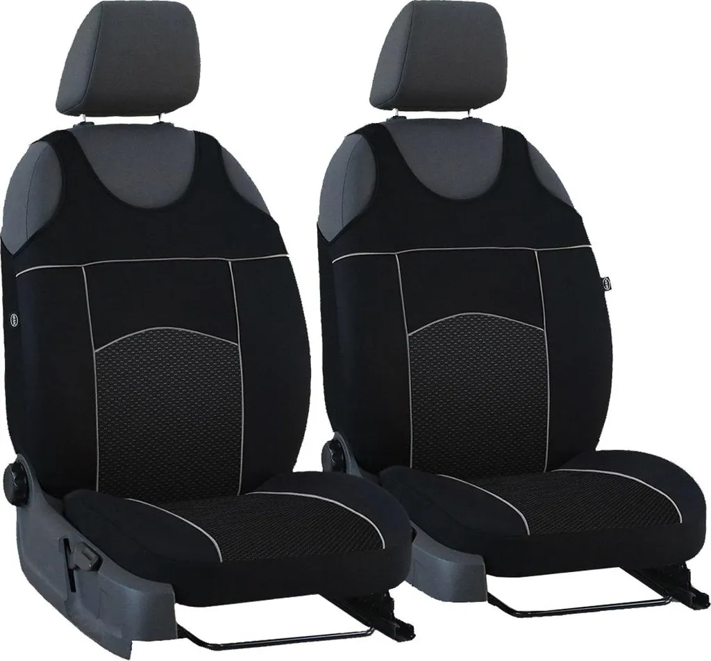 Coprisedili auto Coprisedili universali per Hyundai IX20 nero anteriore auto 1+1 Set - 10