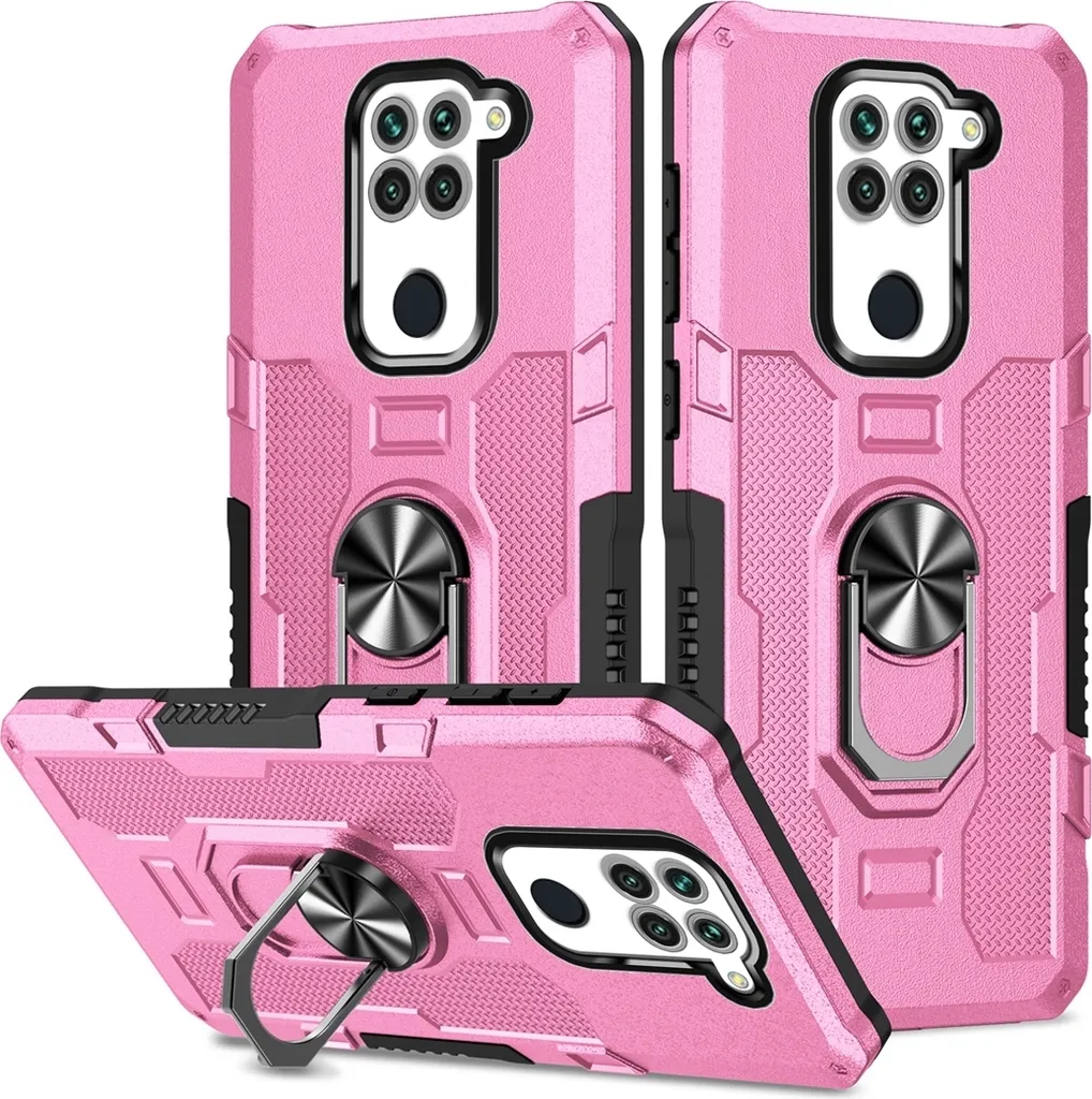 Cover Redmi Note 9 Rosa Resistente - Protezione a Prova di Bambino
