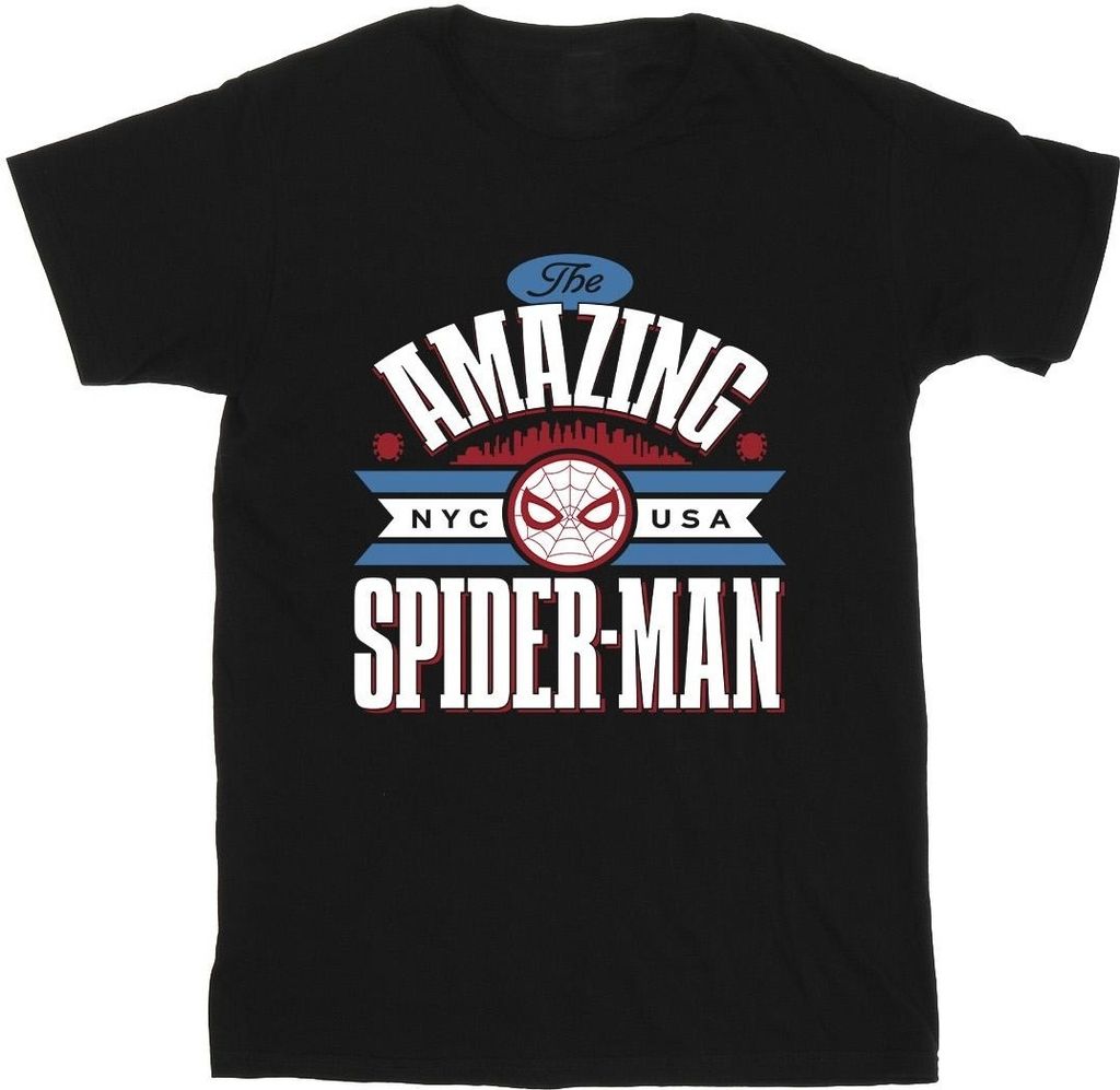 Marvel - "NYC Amazing" T-Shirt für Herren BI45497 (XL) (Schwarz)