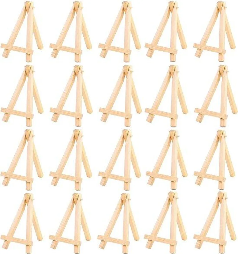 Petit chevalet bois stable pour marque-place - Solution déco lot de 20