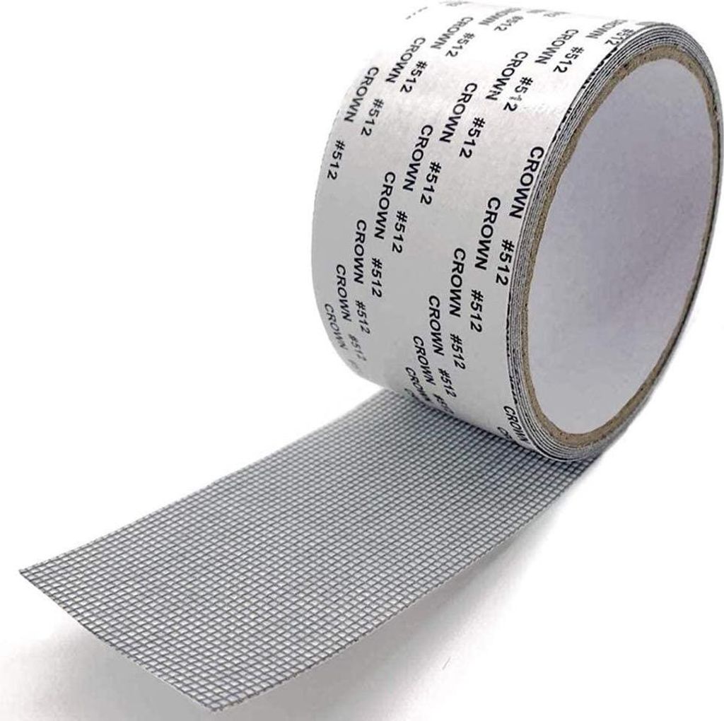 Reparaturset für Fliegengitter, Klebeband mit starkem Klebstoff und wasserdichtem Fiberglasgewebe zum Abdichten von Rissen und Löchern an Fenster...