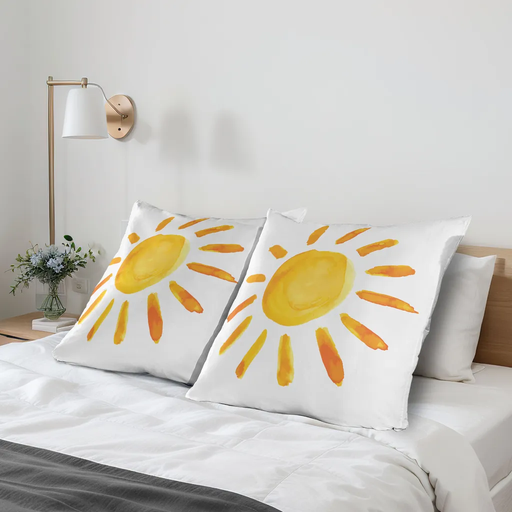 Analisi Qualità Federe ABAKUHAUS 80x80 cm Microfibra Set 2 Giallo