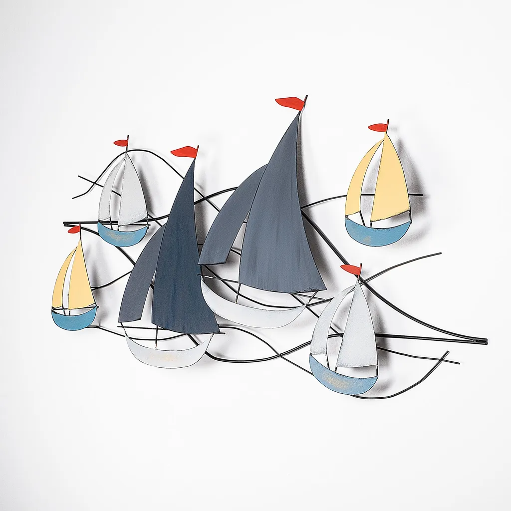 Wallity Hizir TNL2317 Offerta: Arte Metallo per Parete 123x60cm - 6