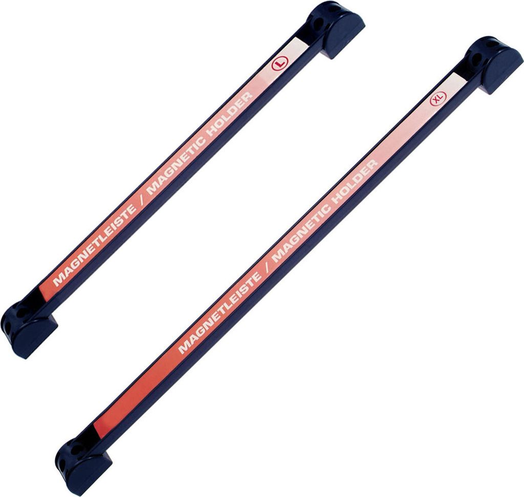 2 x Extra starke MAGNETLEISTE Magnetschiene mit Befestigungsmaterial 460 + 600mm