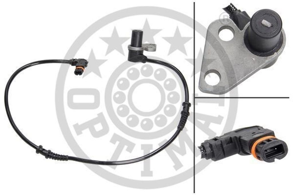 OPTIMAL ABS Sensor Raddrehzahl Vorne Links passend für MERCEDES-BENZ C-Klasse Limousine (W202) 06-S033