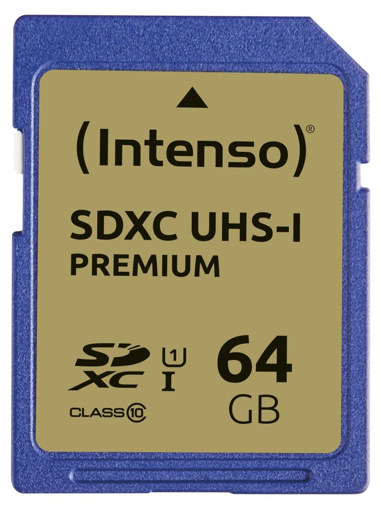 Intenso 3421490 mémoire flash 64 Go SDXC UHS-I Classe 10 Image du produit 