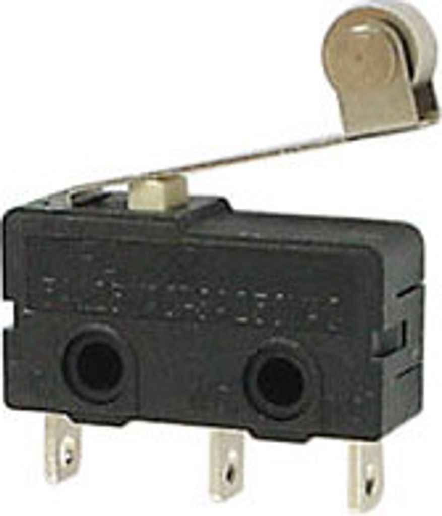 Miniaturmikroschalter 5A, Langer Rollenhebel Produktbild 