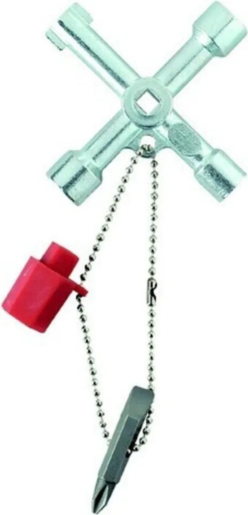 Clé Cross-Key Weidmüller Multi-Empreintes avec Adaptateur 1/4 Pouce