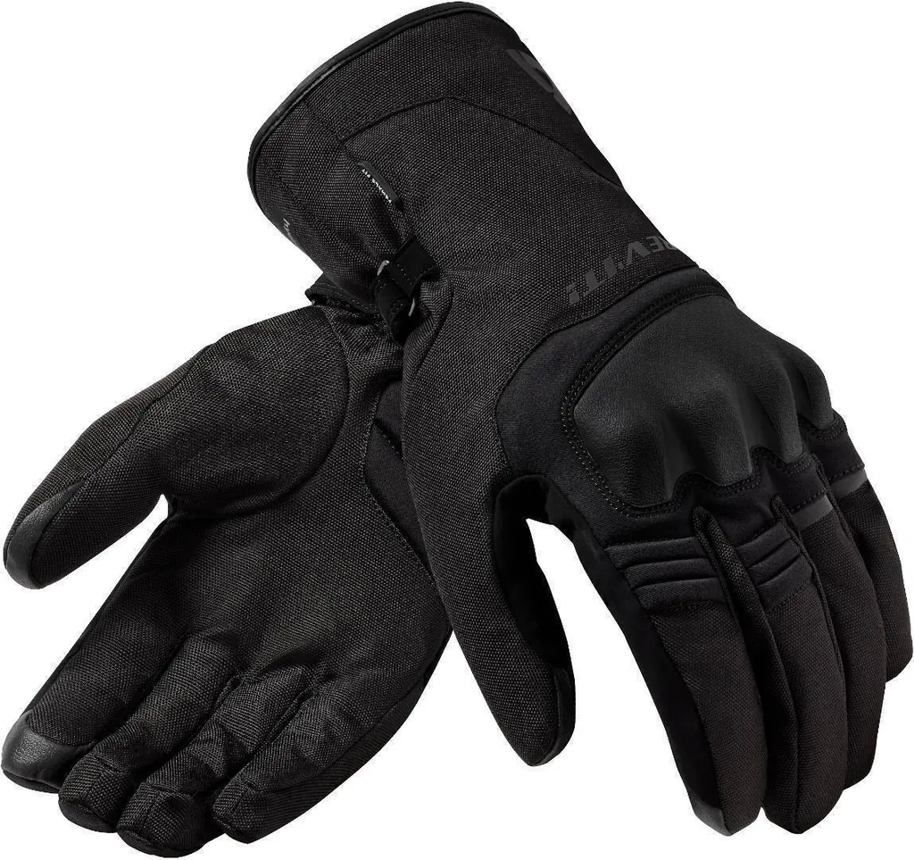 Gants de moto hiver femme Revit Lava H2O étanches et chauds noir S