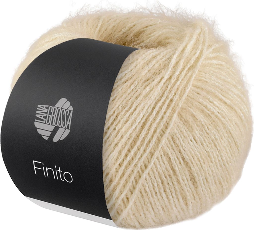 Lana Grossa - Finito 0008 hellbeige creme Produktbild 