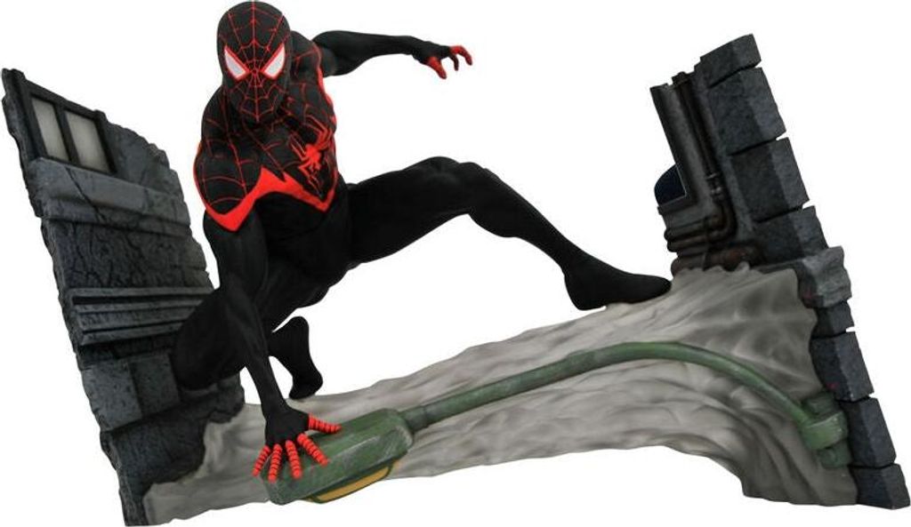 Marvel Comic Galerie Spiderman Miles Morales Figur 18cm