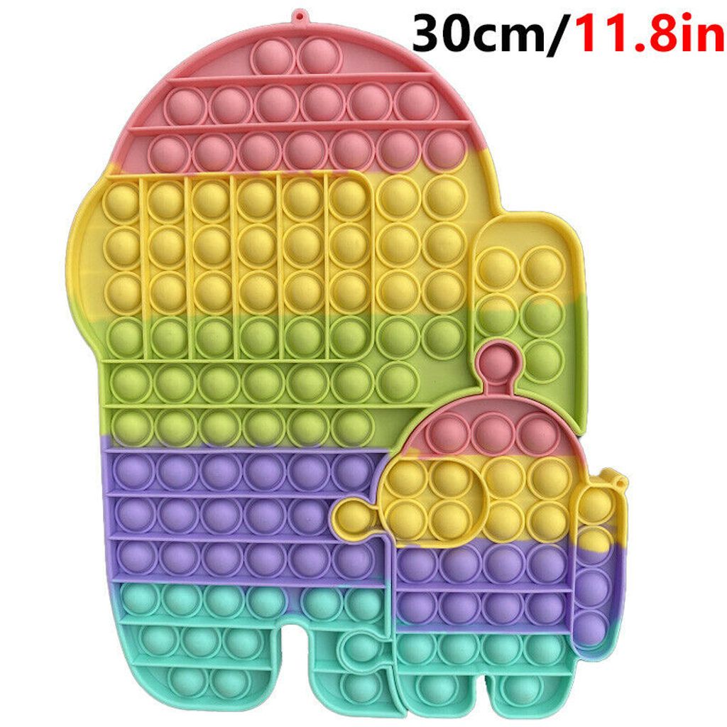 30cm große Größe Jumbo Pop its Fidget Toy Push Bubble Stressabbauer Spielzeug 