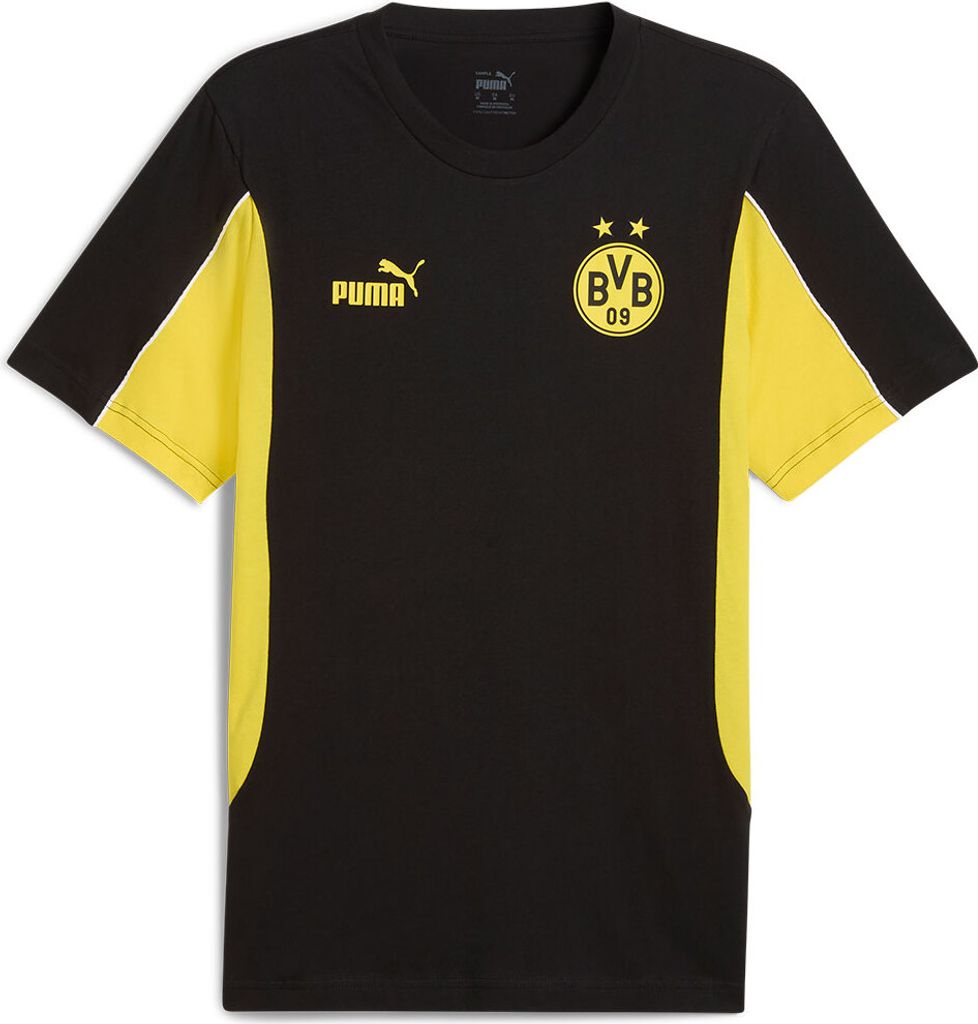 Puma BVB Borussia Dortmund T-Shirt 2025 - 26, Größe:M, Farbe:Schwarz