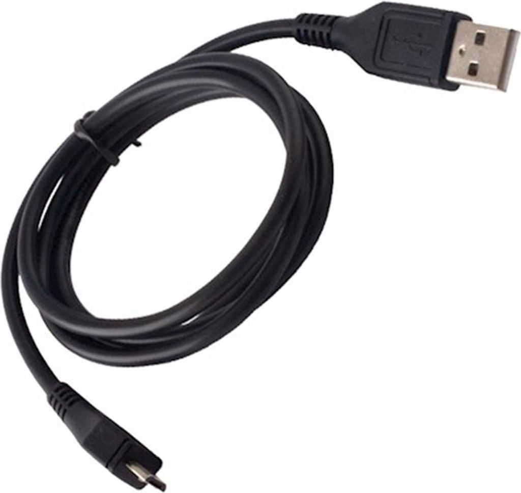 Kábel Setty USB – microUSB, 1,0 m, 1 A, čierny Obrázok produktu 