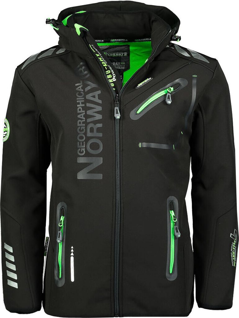 Geographical Norway ROYAUTE Men Softshell Jacke Herren Wasserdicht Kapuze Outdoor Windjacke Brandiing- Production