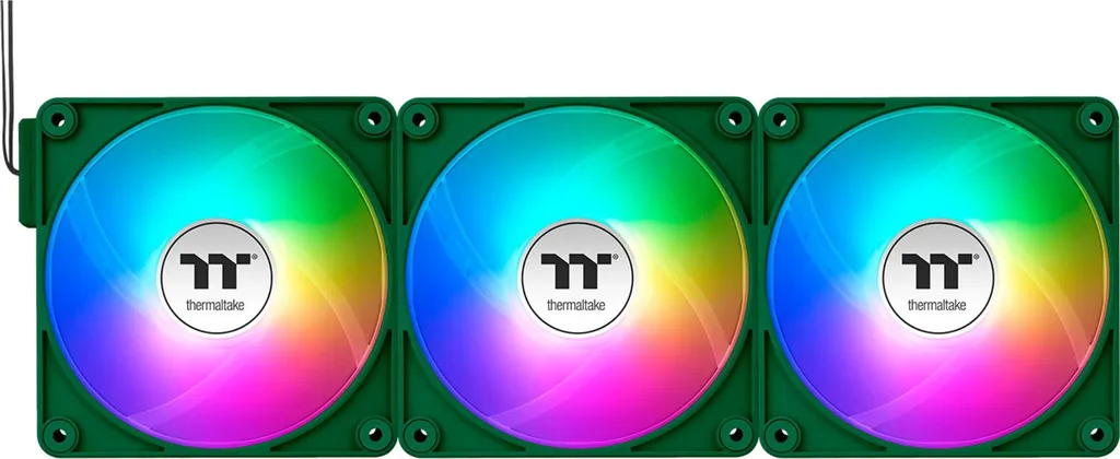 Thermaltake CT120 EX ARGB Verde: Ventola PC 12cm MagForce 2.0 per Case