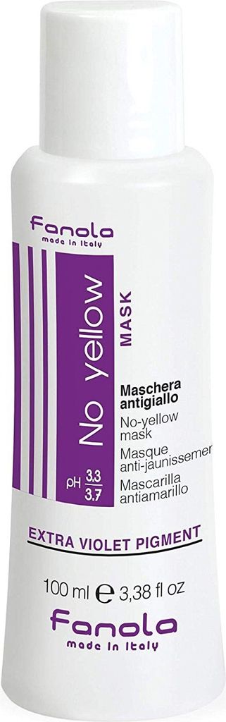 Fanola No Yellow Mask Maschera cremosa per capelli 100 ml Immagine del prodotto 