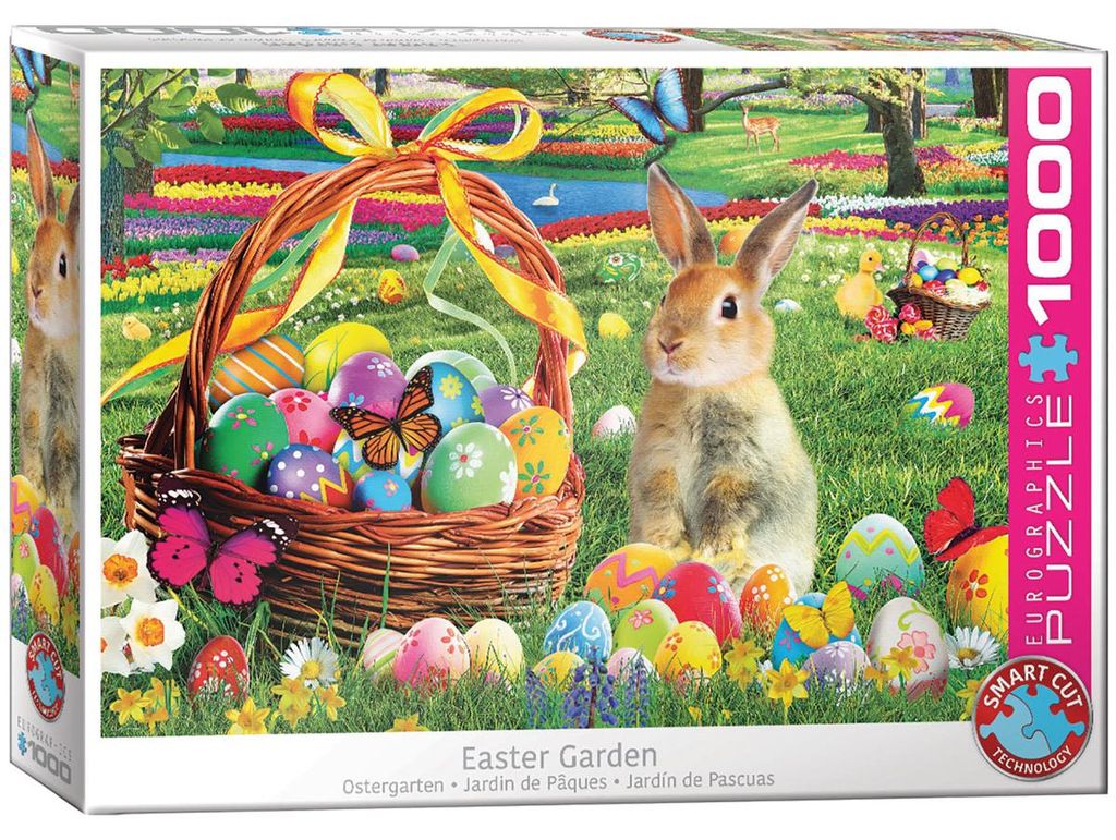 EUROGRAPHICS Wielkanocne puzzle ogrodowe 1000 elementów Zdjęcie produktu 